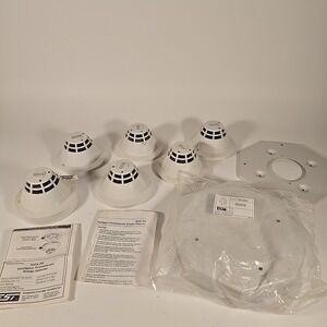 Lot Of 6 Edwards EST SIGA-PS Intelligent Detectors + Extras